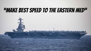 Deep Intel on Why a US Carrier is Headed to the IsraelHamas War [upl. by Annaes268]