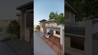 Modern detached villa home designhousedesign architecture exteriordesign [upl. by Tillo]