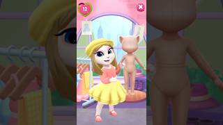 Angela made a dress👗 MyTalkingAngels mytalkingangela mytalkingangela2 shorts shortsvideo [upl. by Esom432]