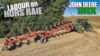 😱 LABOUR HORSRAIE 2022  John Deere 8RX amp charrue 10 FERS  💨 [upl. by Anairam]