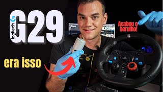 LOGITECH G29 Resolvi de vez o barulho G29 G27 G920 [upl. by Tiffi268]