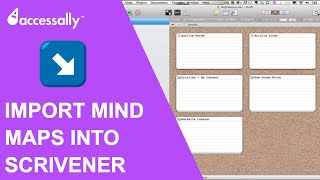 Scrivener Tutorial  Import Mind Maps Into Scrivener [upl. by Ochs536]