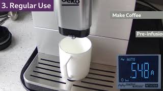 Beko CEG5301X bean to cup espresso machine review [upl. by Chesnut]