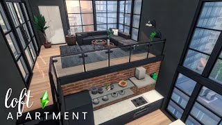 LOFT APARTMENT SIMS 4 ✨ 701 Zenview Renovation Speedbuild [upl. by Norvin]