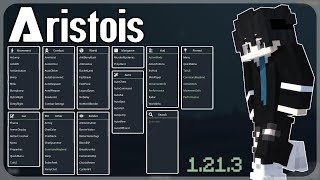 The Most OP Minecraft 1213 Hacked Client  ARISTOIS Client [upl. by Klemperer]