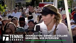 Danielle Collins Wins 12th Match In A Row To Reach The Finals In Charleston  Charleston Semifinal [upl. by Lewert]