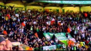 I just cant get enough Glasgow Celtic fans singing Green Bridage Celtic Ultras [upl. by Laen]