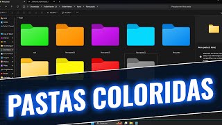 Como e PORQUÊ ter PASTAS COLORIDAS no Windows 10 amp 11 📂 [upl. by Mode944]