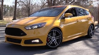 20152016 Ford Focus ST w Ford Performance Upgrades  Start Up Road Test amp In Depth Review [upl. by Hewart128]