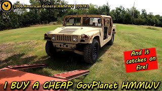 I bought a cheap HMMWV at GovPlanet auction and its already broken [upl. by Hershell701]