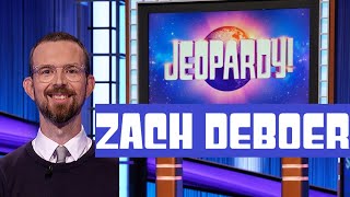 Who is ZACH DEBOER from Jeopardy CONTESTANT PROFILE amp LIFE AGE JOB amp FAMILY EXPLAINED [upl. by Ecurb599]