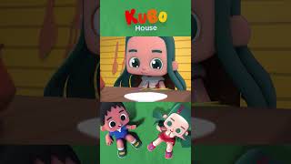 One Two Buckle My Shoe shorts nurseryrhymes kids babysongs KuboHouse [upl. by Silliw]