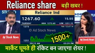 Reliance industries share latest newsBuy or not  Reliance share news [upl. by Dedra672]