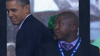 Obama security scrutinized following Mandela memorial signer revelations [upl. by Mikal597]