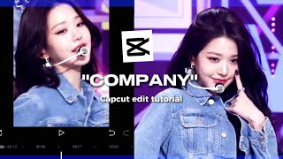 quotCOMPANYquot capcut edit tutorialoblique blur  slomoedit wonyoungedit [upl. by Ennairoc]