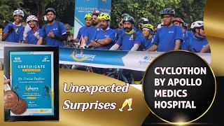 🚴🏻Cyclothon by Apollo Medics Hospital Lucknow for Cancer Survivers 🏥 Full fun 🥂 Hawkriderom [upl. by Brianne23]