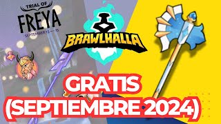 ❗¡Ya estan aqui Dev stream rewards septiembre 2024 Pronto Trial of Freya brawlhalla [upl. by Akenor]