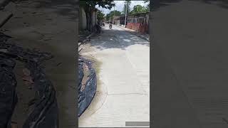 Antes y después Pavimentación calle 3 Barrio Nuevo Milenio La Hormiga Putumayo [upl. by Schindler]