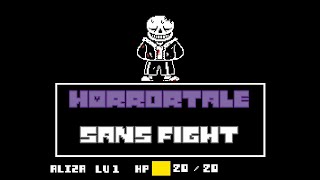 Horrortale  Sans Fight by Zbychu2 [upl. by Relluf]