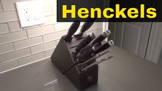 Henckels 14 Piece Knife Set ReviewEvery Kitchen Needs This Set [upl. by Nyladnewg]