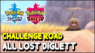 Pokemon Sword amp Shield All Diglett Locations in Challenge Road The Isle of Armor DLC [upl. by Maurice]