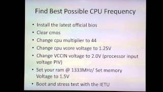 Intel Haswell Overclocking Guide Part 1 G3258 4670k 4690k 4770K 4790K [upl. by Hausner699]