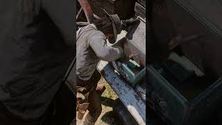 gold ingot in the lockbox dont missed it  RDR2 [upl. by Haduhey]