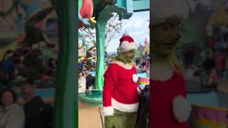 AN ICONIC ENTRANCE FROM THE GRINCH AT UNIVERSAL STUDIOS ORLANDO  GRINCHMAS [upl. by Analli]