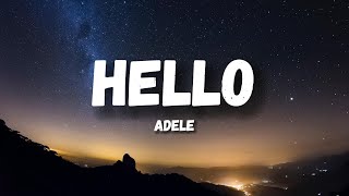 Adele  Hello Lyrics [upl. by Samled452]