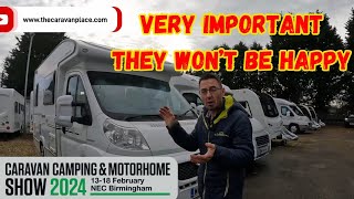 Caravan Camping amp Motorhome Show Nec Must Know [upl. by Etac]