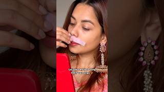 Waxing my face using VEET wax strips ✨ wax waxing facewaxing shorts [upl. by Linnet]