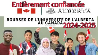 Bourse détude Alberta 20242025 au Canada🇨🇦🍁 en cours [upl. by Yatzeck]