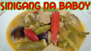 How to cook sinigang na baboy best and special recipe [upl. by Ramsay]