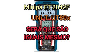 multimetro minipa ET2042F e UNIT UT89X são mesmo iguais [upl. by Adnilreh]