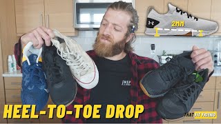 HEELTOTOE DROP EXPLAINED  CrossTraining Shoes Edition [upl. by Neehahs]