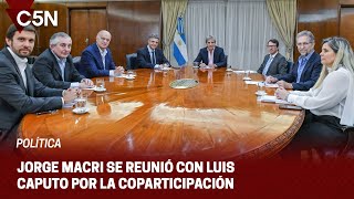 JORGE MACRI se reunió con LUIS CAPUTO por los FONDOS de la COPARTICIPACIÓN FEDERAL [upl. by Moir]