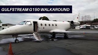 GULFSTREAM G150  Aircraft Walkaround and Interior [upl. by Finer]