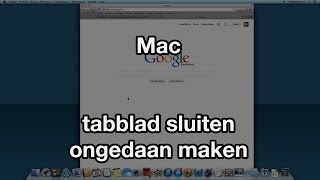 Tabblad sluiten ongedaan maken VideoBytes  Mac [upl. by Wisnicki]