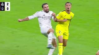 Dani Carvajal injury  Real Madrid vs Villarreal [upl. by Aurelio]