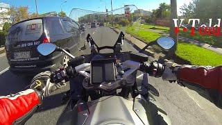 Road rage on BMW R 1200 RS [upl. by Ereynihc]