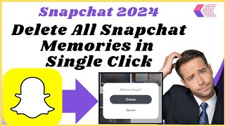 How to delete all snapchat memories all at once l How to delete all your snapchat memories at once [upl. by Netsrik]