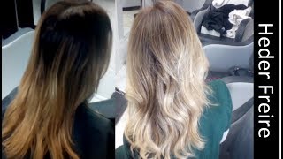 Antes e Depois  Ombre Hair  Heder Freire [upl. by Rammaj]