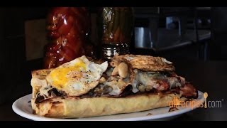 How to Make Fried Mortadella Sandwiches  Sandwich Recipe  Allrecipescom [upl. by Gombach]