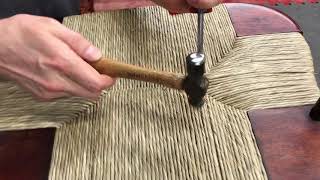 Windsor Chair Seat Restoration  Part 9 [upl. by Namia]