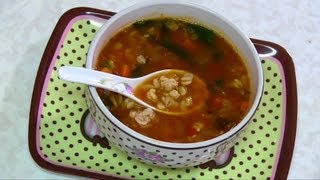 Barley amp Beans Soup Video Recipe Mid Winter Warming Soup by Bhavna [upl. by Malinowski625]