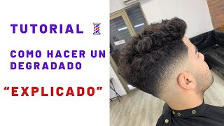 ✅COMO HACER UN DEGRADADO FÁCIL 🎥  CORTE DE PELO HOMBRE 2020💈 [upl. by Ayiotal]