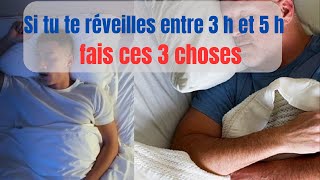 Que faire si tu te réveilles entre 3h et 5h du matin [upl. by Eneiluj69]