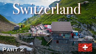 Switzerland part 2  wild camping and hiking in the Swiss Alps [upl. by Emorej380]