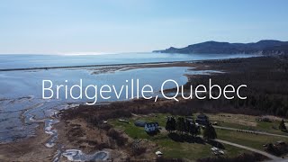 Drone Video over BridgevilleQuebec Canada [upl. by Nyrem]