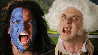 George Washington vs William Wallace Epic Rap Battles of History [upl. by Aelyak]